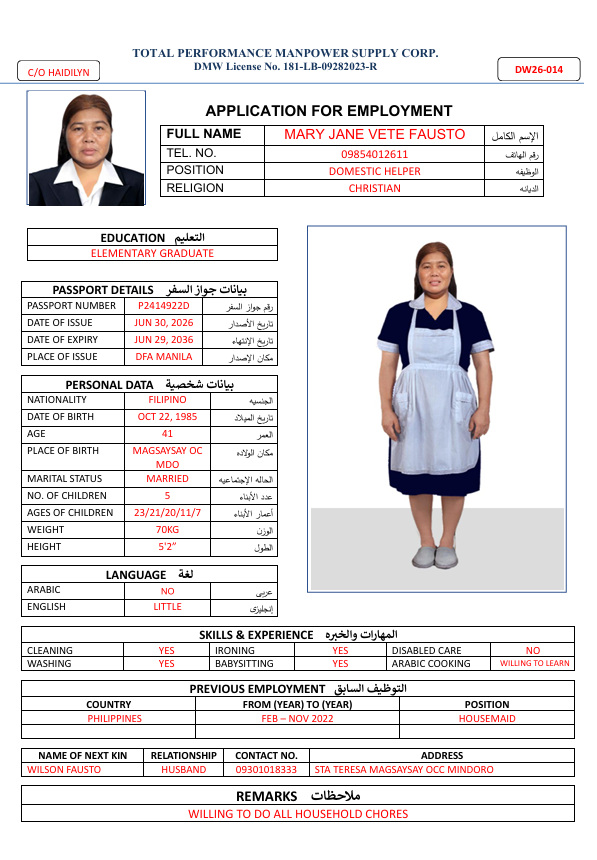 CV